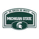 Michigan State University USA Embossed Steel Wall Sign, 11" x 17"