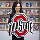 Ohio State University Layered Metal Wall Art