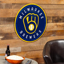 Milwaukee Brewers Layered Metal Wall Art