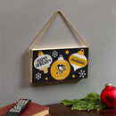 Pittsburgh Penguins Holiday Wood Wall Sign, 6x11