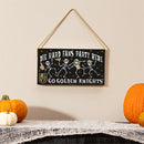 Vegas Golden Knights Halloween Wood Wall Sign, 6x11