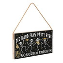 Vegas Golden Knights Halloween Wood Wall Sign, 6x11