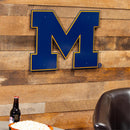 University Of Michigan Layered Metal Wall Art