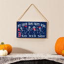 Boston Red Sox Halloween Wood Wall Sign, 6x11