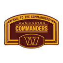 Washington Commanders USA Embossed Steel Wall Sign, 11" x 17"
