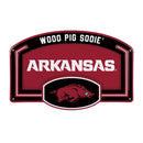 University of Arkansas USA Embossed Steel Wall Sign, 11" x 17"