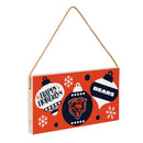 Chicago Bears Holiday Wood Wall Sign, 6x11