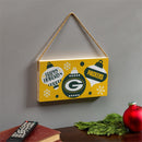 Green Bay Packers Holiday Wood Wall Sign, 6x11