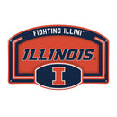 University of Illinois USA Embossed Steel Wall Sign, 11" x 17"