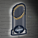 Los Angeles Dodgers, World Series 2025 LED Wall Decor, Edgelite, Shaped Logo