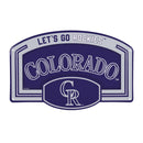 Colorado Rockies USA Embossed Steel Wall Sign, 11" x 17"