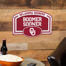 University of Oklahoma USA Embossed Steel Wall Sign, 11" x 17"