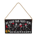 Chicago Blackhawks Halloween Wood Wall Sign, 6x11