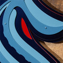 Seattle Kraken Layered Metal Wall Art
