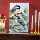 Snowbirds Chickadees Indoor Wall Decor, 24"x16"