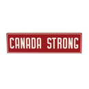 Canada Strong Vintage Wood Mantle Sign, "Canada Strong", 18"x5"