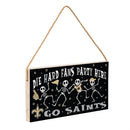 New Orleans Saints Halloween Wood Wall Sign, 6x11