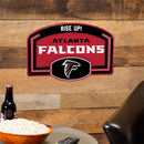 Atlanta Falcons USA Embossed Steel Wall Sign, 11" x 17"