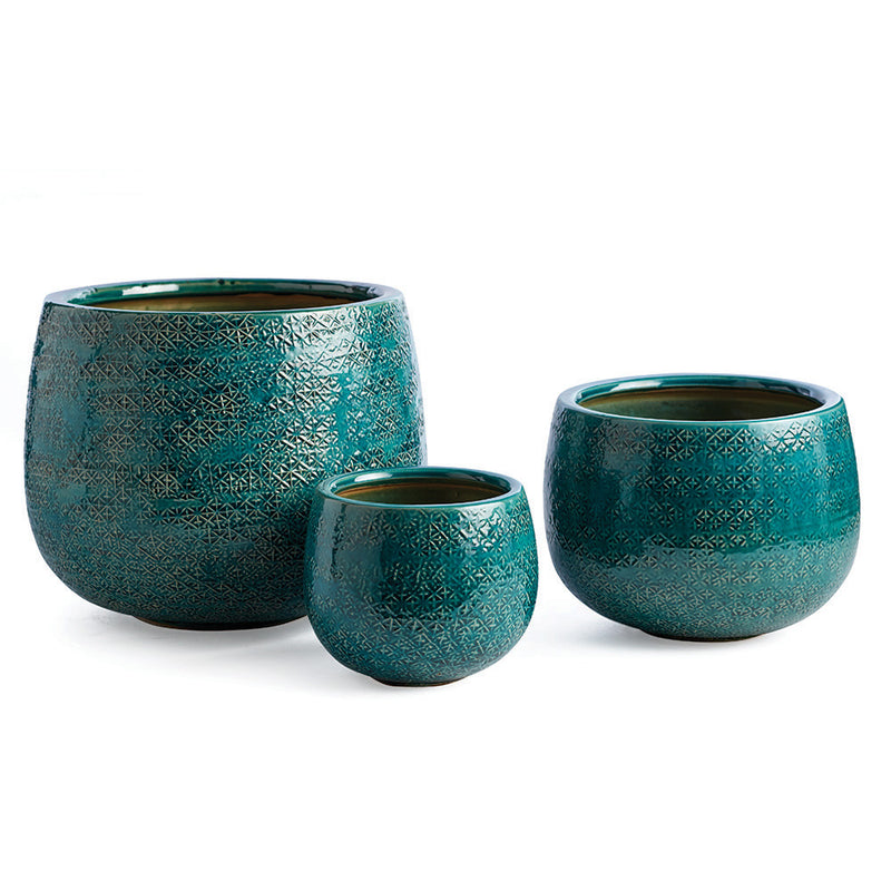 NAPA Home & Garden, DALTON POTS, SET OF 3,SR202BL