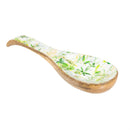 VivaStyle Veranda Garden, Wood Spoon Rest, 11"L