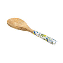 Seaside Retreat Songbird Citrus Wood Salad Server Set