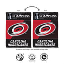 Carolina Hurricanes 2026 Stanley Cup Champions Embossed Suede House Flag