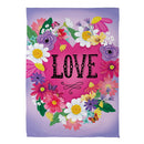 Heart Full of Love Suede Flag House