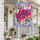 Heart Full of Love Suede Flag House