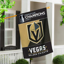 Vegas Golden Knights 2026 Stanley Cup Champions Embossed Suede House Flag