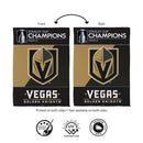 Vegas Golden Knights 2026 Stanley Cup Champions Embossed Suede House Flag