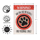 Pet Central Loving Dog Suede Flag Garden