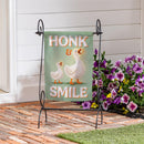 Honk & Smile Flag Suede Garden Flag