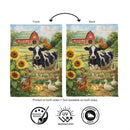Farm Life Suede Flag Garden