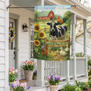 Farm Life Suede Flag House