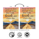 Simple Blessings Walk Beside Suede Garden Flag Garden