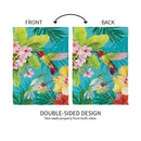Paradise Birds Suede House Flag
