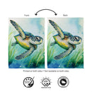 Sea Turtle Life Suede Flag House