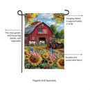 Patriotic Land Suede Garden Flag