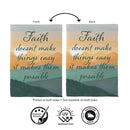 Simple Blessings Keep The Faith Suede Flag Garden