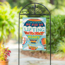 Lift Up Others Suede Flag Garden