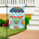 Lift Up Others Suede Flag Garden