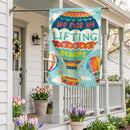 Lift Up Others Suede Flag House