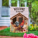 Petal & Plow Coop Suede Garden Flag