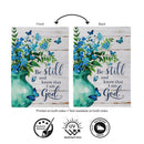 Be Still Suede Garden Flag Garden