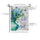 Be Still Suede Garden Flag Garden