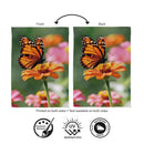 Cottage Garden Monarch Visit Suede Flag Garden