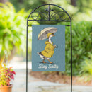 Stay Salty Goose Suede Garden Flag Garden