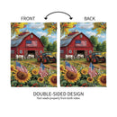Patriotic Land Suede House Flag