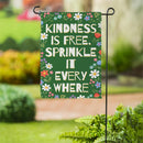 Sprinkle Kindness Everywhere Suede Flag Garden
