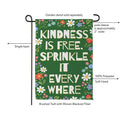 Sprinkle Kindness Everywhere Suede Flag Garden